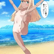 つるぺた日焼け夕立