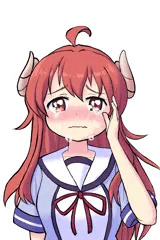 シャミ子は泣き顔