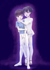 迫るバレエお姉さん