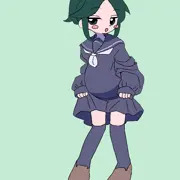 触手をお腹に飼ってる女の子