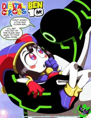 The Amazing Digital Circus X Ben 10 - Pomni and Upgrade