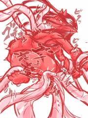 メスガキ鬼VS触手