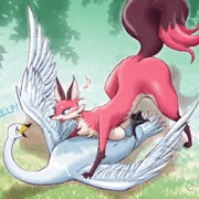 キツネとハクチョウ（サンプル）
