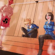 続・着衣緊縛inサウナ　～上級編・冬服フルプットオン～
