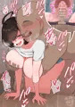 キッチンでおじさんとイチャイチャするユミアちゃん