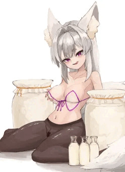 乳絞りだしきつね