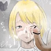 頬しゅりぶっかけ