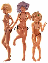 プリズムリバー三姉妹　水着とかふたなりとか