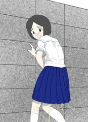 昔描いたやつ　おもらし