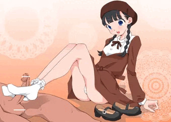 お嬢様に白フリルソックスで責められる♪