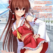 女騎士の城　博麗神社例大祭　フリーペーパー＆おしながき