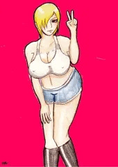 看板娘が出来ました