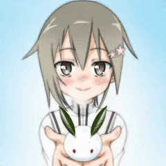 ほら、雪うさぎ…ちべたいっ