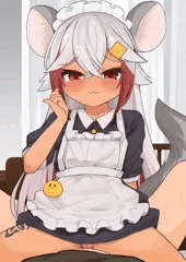 可愛いメイドの騎乗
