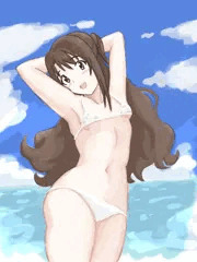 お尻の大きな女の子