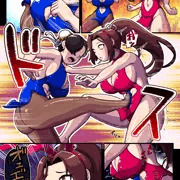 【リョナ】バニー舞に腹蹴りリョナ