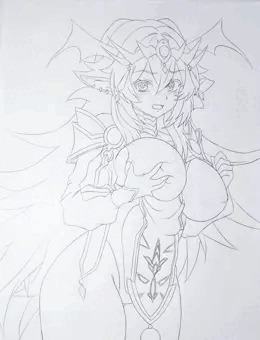 対戦相手を挑発する霊姫ちゃん。
