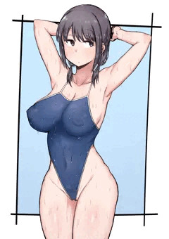 スク水とメガネ