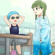 お着換えモゾモゾ☆プール前♪