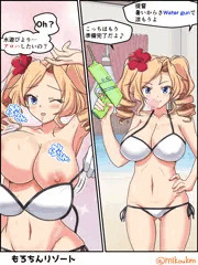 ホノルルと水遊びとビックボディー