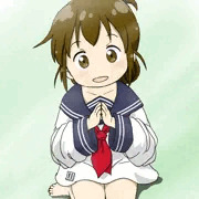 いただきますする電ちゃん