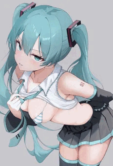 水着見せつけミク