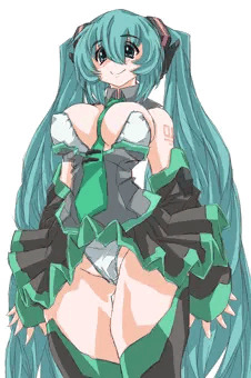 ミクちゃんのえっちなコス改変