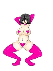 オリキャラ千夜で鼻フック ガニ股