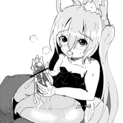 きつねバニーふとももズリ