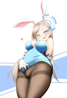 股見せバニーアスナ