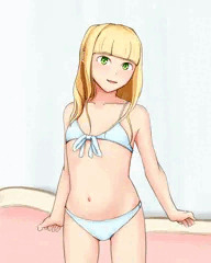 金髪幼女のお腹