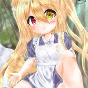 雨上がりのお狐メイド