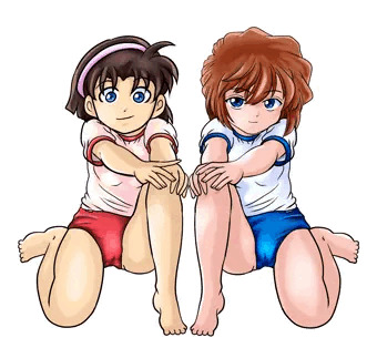 灰原＆歩美のブルマ