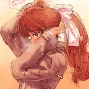 看板娘（風呂に入れず19日目）