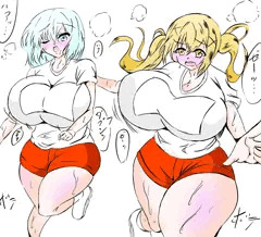 ましろちゃんとありしゃ