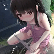 路地裏で限界おしっこ