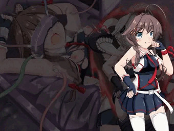 時雨、深海棲艦化１～機械姦編～