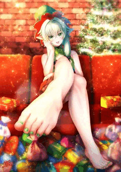 クリスマスハイエルフちゃん　足