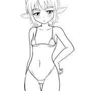 プレさん(エロ水着)