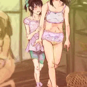 足りないJCちゃんのお世話係な女装子DS５クン。お姉ちゃんの大きなお風呂で体を洗ってあげるという名目で、チンコびんびんにしながら、いつも女湯に入っているど変態ショタ、そんなフル勃起を察知したお姉ちゃん
