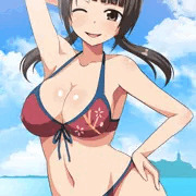 残暑見舞い紗羽ちゃん