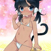 褐色ビキニ