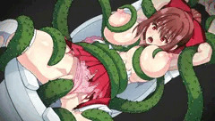 天才退魔師は触手妖魔なんかに屈しない　戦闘H「カイナデ」