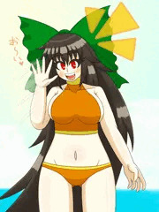 お空ちゃんと海水浴！