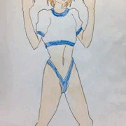 ハイレグブルマ詰め