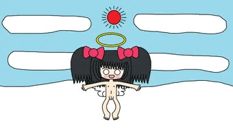 雲の上は天使の楽しみ
