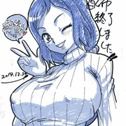 冬コミ 無料配布小冊子配布終了告知イラスト