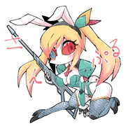ウサギ型ロボ娘さんのアクキーを入稿しました！