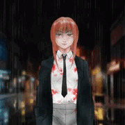 マキマさん雨の中