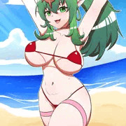 水着巫女